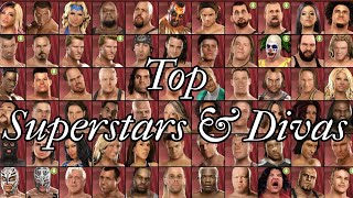 Top Superstars And Divas (Opinion #1)