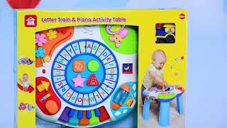 Letter Train & Piano Activity Table