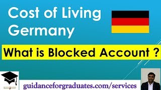 Germany- What is Blocked Account ? Cost of Living ? Study in Germany