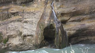 Чегемские водопады, парадром Флай Чегем, Чегемское ущелье #travel #mountains #путешествия #горы