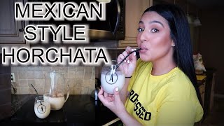 HOW TO MAKE HOMEMADE MEXICAN HORCHATA | QUICK & EASY RECIPE