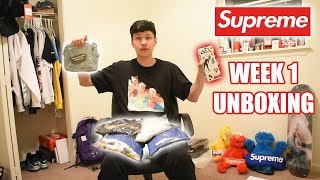 Supreme SS19 Week 1 Unboxing