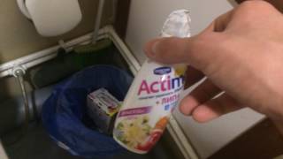 How to Throw an Actimel in The Garbage