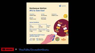 IPO Alert : Barbeque Nation