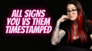 ALL SIGNS💖YOU vs THEM💖TIMESTAMPED