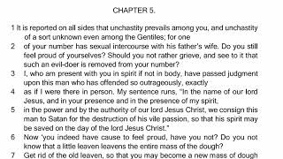 1 Corinthians Chapter 5