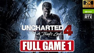 Uncharted 4 - Fine di un ladro #FULLGAME PART1 [2K - Ultrawide - MaxSettings - No Commentary] 🧭🗺️🪙