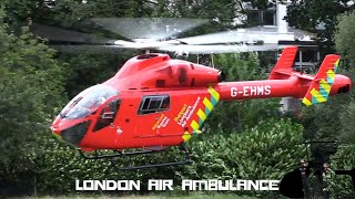 London Air Ambulance MD902 helicopter at Hyde Park, London