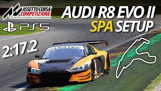 ACC on PS5: Audi R8 Evo II Race Setup - Spa + Lap (2:17.2) v1.8