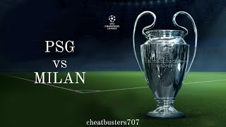 PSG vs MILAN UEFA Champions League 23/24[4K60] Prediction FC 24 #football #soccer