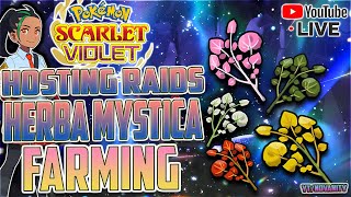 🔴 LIVE HOSTING HERBA MYSTICA RAIDS "PKMN SCARLET & VIOLET"