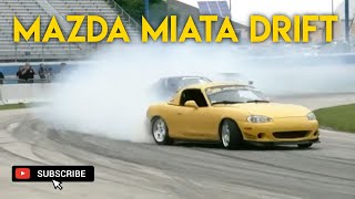 Mazda Miata Drifting - Brew City Banger V2 - Milwaukee Mile