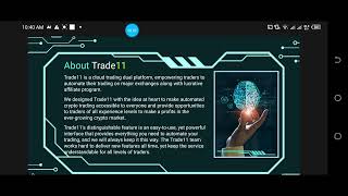 TRADE11 ARBITRAGE TRADING: NEW INNOVATION IN CRYPTO TRADING WITHOUT LOSSING #boomerang #trade11