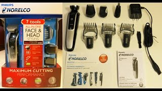 Philips Norelco Beard Trimmer - Multigroom 5100 - Model QG3364 - Unboxing