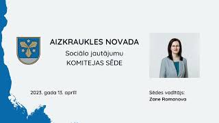 Sociālo jautājumu komitejas sēde 13.04.2023.