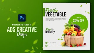 Social Media Advertisement Banner Design in Photoshop Tutorial