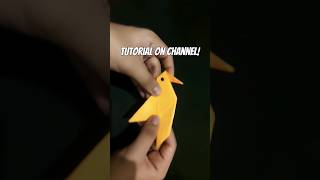 How to make an easy paper bird!