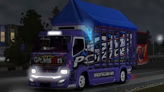 cinematic mod truk ghaisan bussid