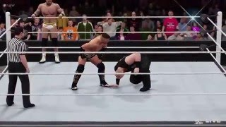 WWE 2K16 Tag-Team Tournament Semi Finals 1