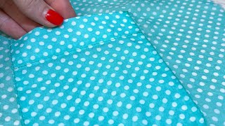 Sewing trick. Chiffon pocket