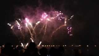 New Year 2014 in Bratislava | Firework | Ohňostroj