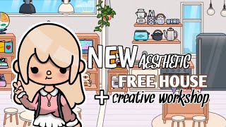 New Aesthetic house in toca life world