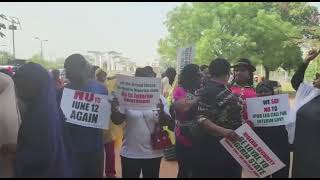 Group protests Tinubu victory #buhari #senate #atiku #atikulislam #craft #kaduna #anambrastate #cra