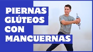 TONIFICA glúteos y piernas con MANCUERNAS