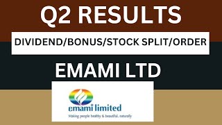 emami Q2 results 2025 | emami results today | emami share latest new | emami share Target today