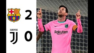 MESSI vs JUVENTUS , UCL  highlights, 2020