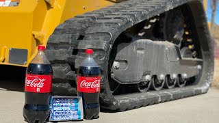 Crushing Crunchy & Soft Things By TRACKS! COKE & MENTOS!