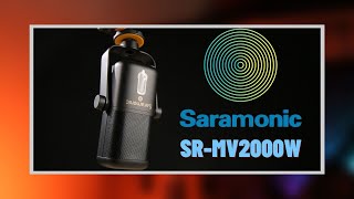 STUDIO MICROPHONE | Saramonic SR-MV2000W | Micro để bàn có kết nối không dây