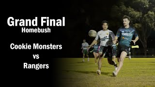 Grand Finals - Cookie Monsters vs Rangers - Homebush Monday Oztag - Div 1