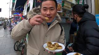 Pani Puri thela on the streets of London