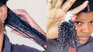 Cowash On Natural Hair / Twist out On Type 4