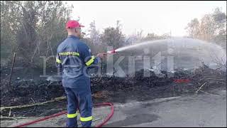 Χωρίς ενεργό μέτωπο η φωτιά στον Πλατανιά - Αυξημένη η επιφυλακή