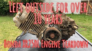 Honda XR250L Seized Engine Teardown and Restoration Part 1