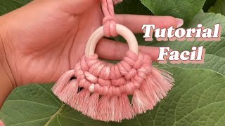 Collar artesanal de macramé TUTORIAL FACIL🧵🤲