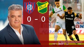 SAN LORENZO 0 DEFENSA 0 - COMENTARIO DE DANIEL BARETTO