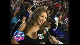 Thalia - Entrevista Alfombra Roja - Gordo y FLaca - Premios Lo Nuestro 2010