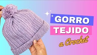 Gorro Tejido a Crochet (Nuevo Diseño) Paso a Paso