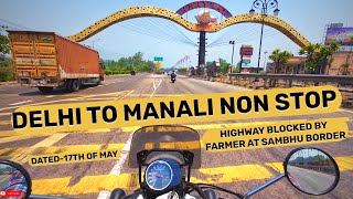 Delhi To Manali On Honda CB 350 | Manali Trip Day-1 | King Of Mountains | Weekend Getaway | #cb350