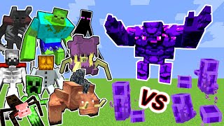 Ender Golem Vs. Mutant Beasts and More Mutants in Minecraft