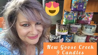 New 9 Goose Creek Candle collection haul gorgeous jars #candles #goosecreek #candlereview #unboxing