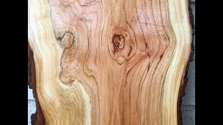 Woodmaster Planer video: Figured Cherry and Black Walnut slabs