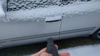 Mercedes Benz E300td S210 W210 cold start -4°C