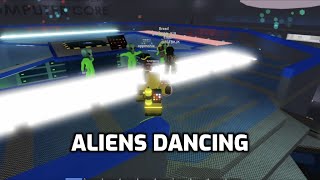 Pinewood Space Aliens Dancing