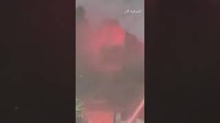 حريق هائل بالطلبية