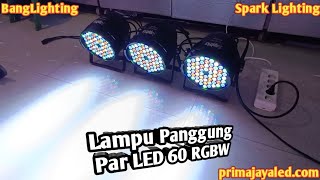 Lampu Panggung Par LED 60 RGBW