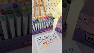 Arrtx acrylic marker set unboxing 🌈